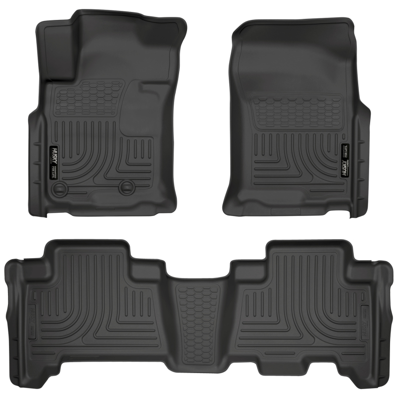 Husky Liners 10-12 Toyota 4Runner/Lexus GX460 WeatherBeater Combo Black Floor Liners thumbnail 2
