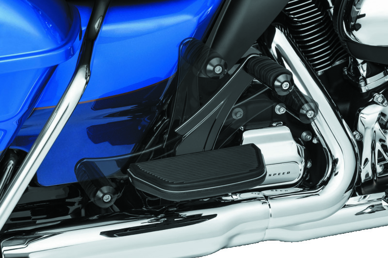 Kuryakyn Adjustable Passenger Pegs With ISO Small Pegs 10 and Up Black