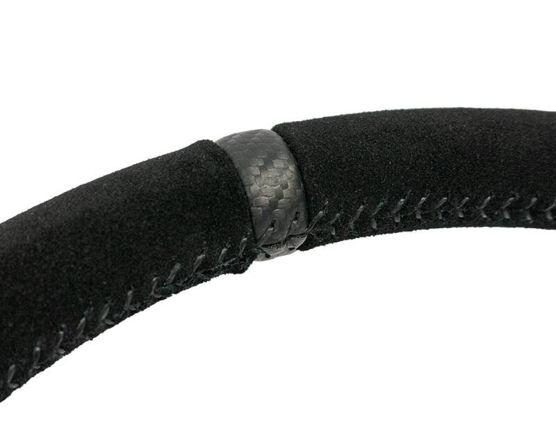 PRP Heated Flat Suede Steering Wheel - Black thumbnail 3