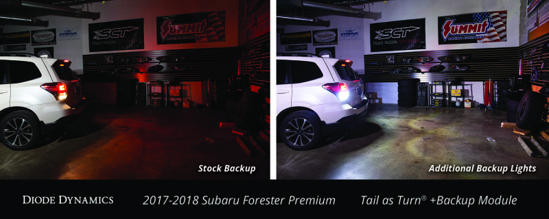 Diode Dynamics 17-18 Subaru Forester Premium (USDM) Tail as Turn +Backup Module Stage 2
