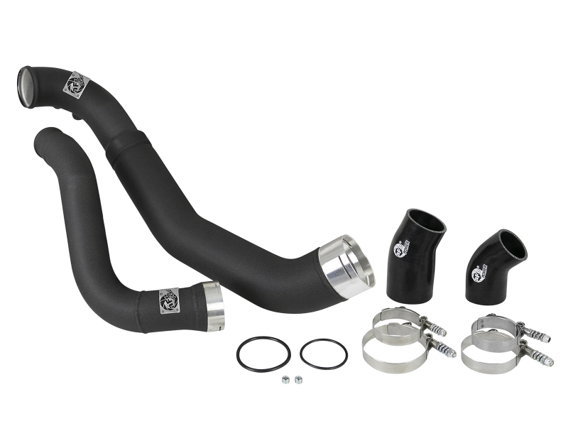 BladeRunner 3-1/2 IN to 3 IN Aluminum Cold Charge Pipe Black
