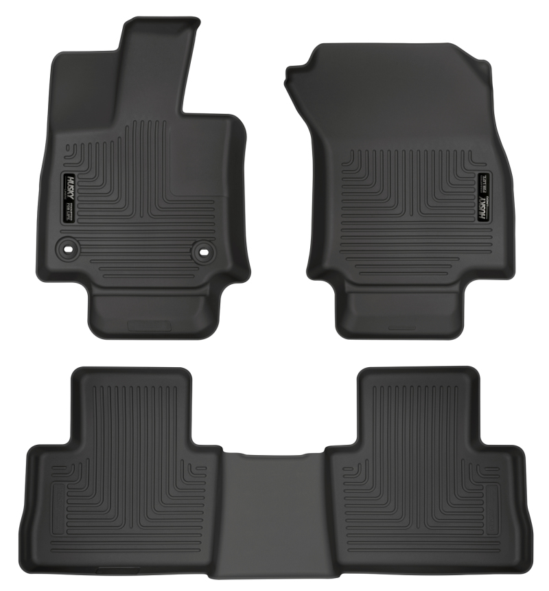 Husky Liners 2019 Toyota RAV4 Weatherbeater Black Front & 2nd Seat Floor Liners thumbnail 2