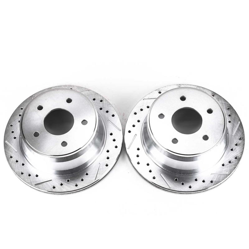 Power Stop 97-05 Chevrolet Blazer Rear Evolution Drilled & Slotted Rotors - Pair thumbnail 2