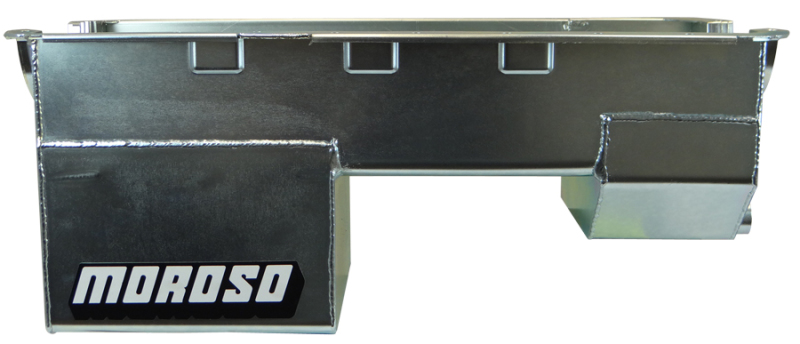 Moroso Ford 351W (w/Rear Sump & Billet End Seals) Extra Deep Wet Sump 7qt 9in Steel Oil Pan thumbnail 6