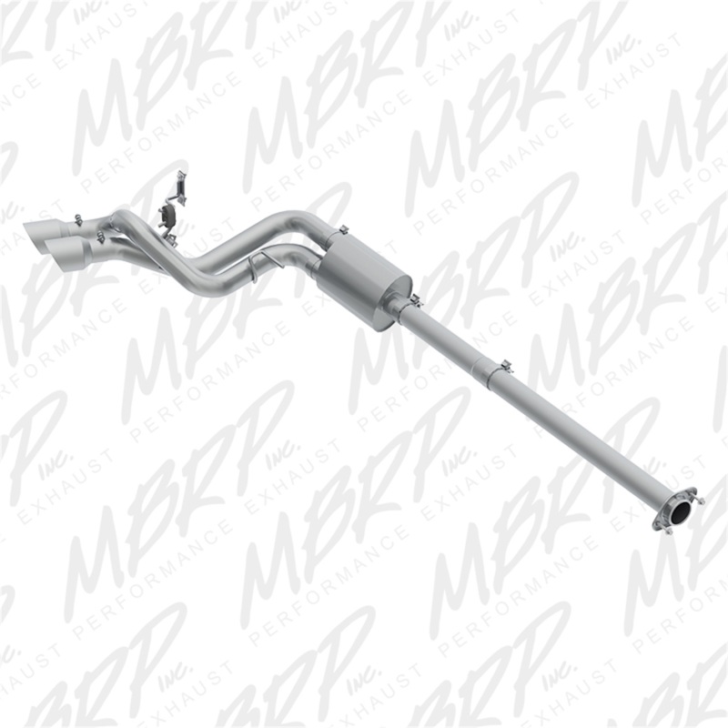 MBRP 09-14 Ford F150 Pre-Axle 4.5in OD Tips Dual Outlet T409 3in Cat Back Exhaust thumbnail 6