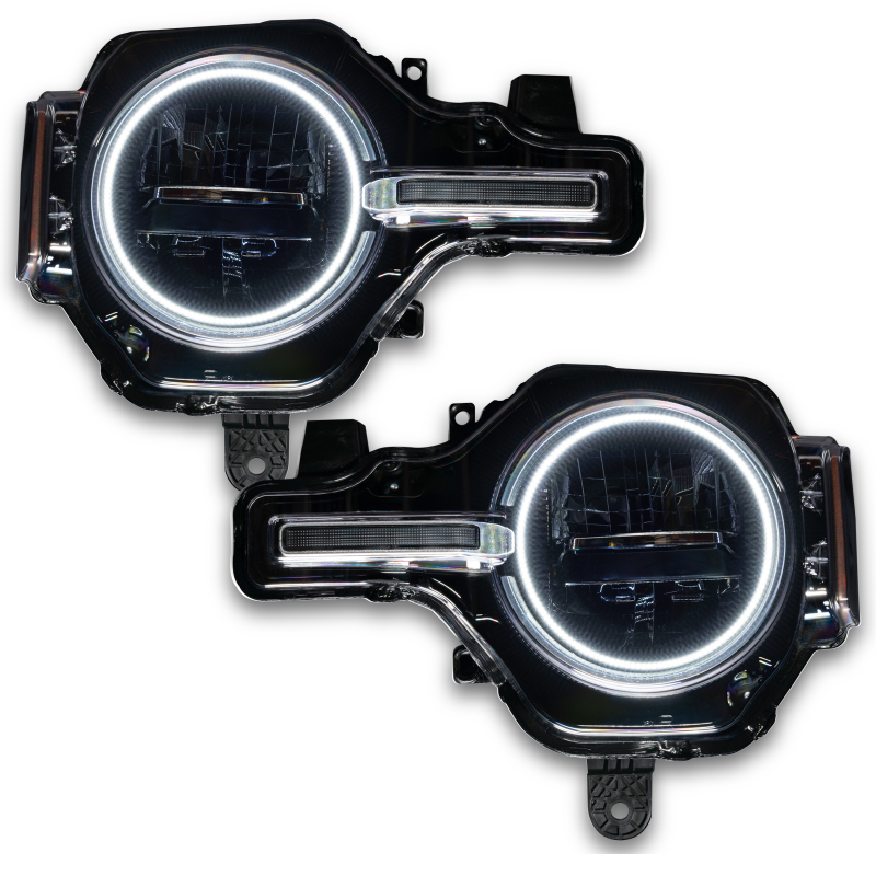 Oracle 2021 Ford Bronco Base Headlight LED Halo Kit - White thumbnail 3