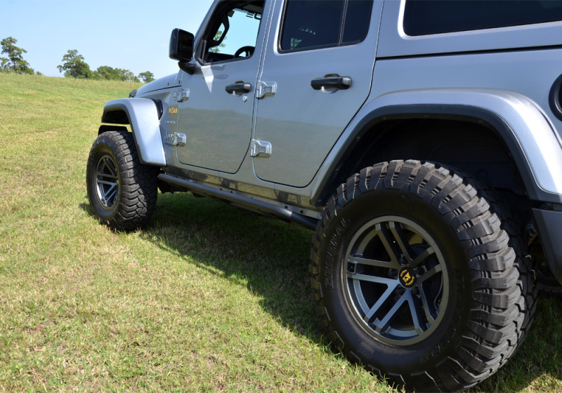 N-Fab Trail Slider Steps 18-20 Jeep Wrangler JL 4 Door SUV - SRW - Textured Black thumbnail 7