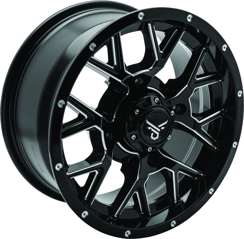 Quadboss Wheels 608580 QuadBoss Barbwire 15X7 - 4+3 - 4/156 - Milled thumbnail 3