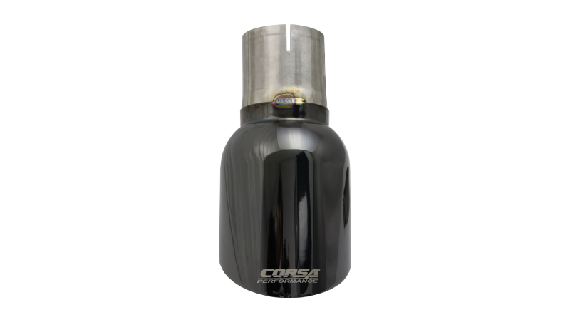 Corsa Single Universal 2.75in Inlet / 4.5in Outlet Black PVD Pro-Series Tip Kit thumbnail 6