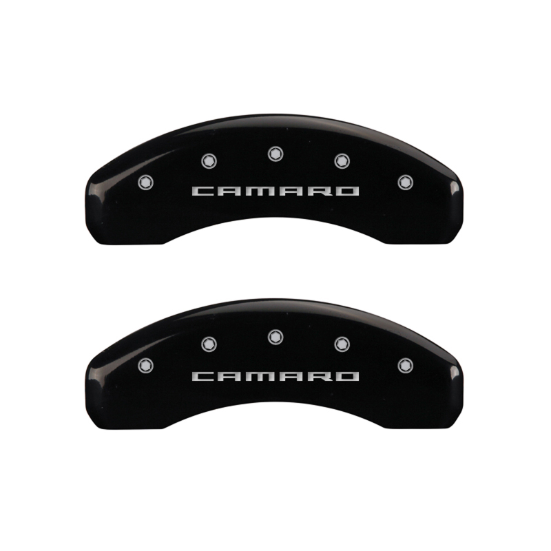 MGP 4 Caliper Covers Engraved Front & Rear Gen 5/Camaro Black finish silver ch thumbnail 6