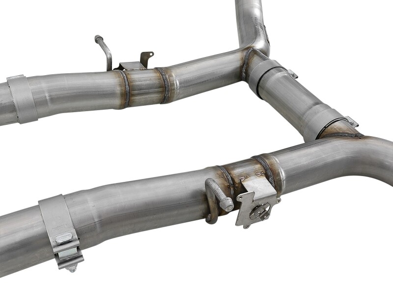 aFe MACH Force-Xp 3in 304 SS Cat-Back Exhaust 15-20 Dodge Charger Hellcat V8-6.2L/6.4L w/o Muffler thumbnail 9