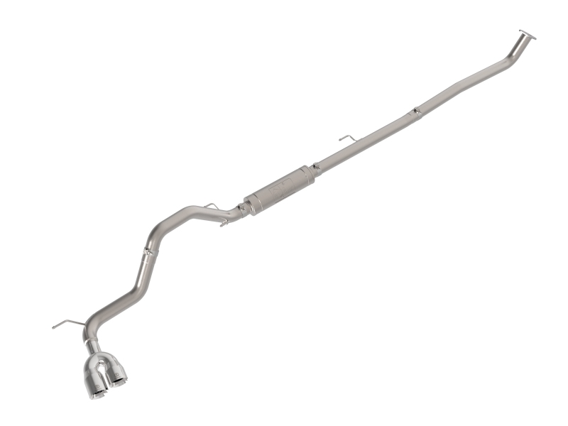 Vulcan Series 3 IN Stainless Steel Rear-Side Exit Exhaust System Polished