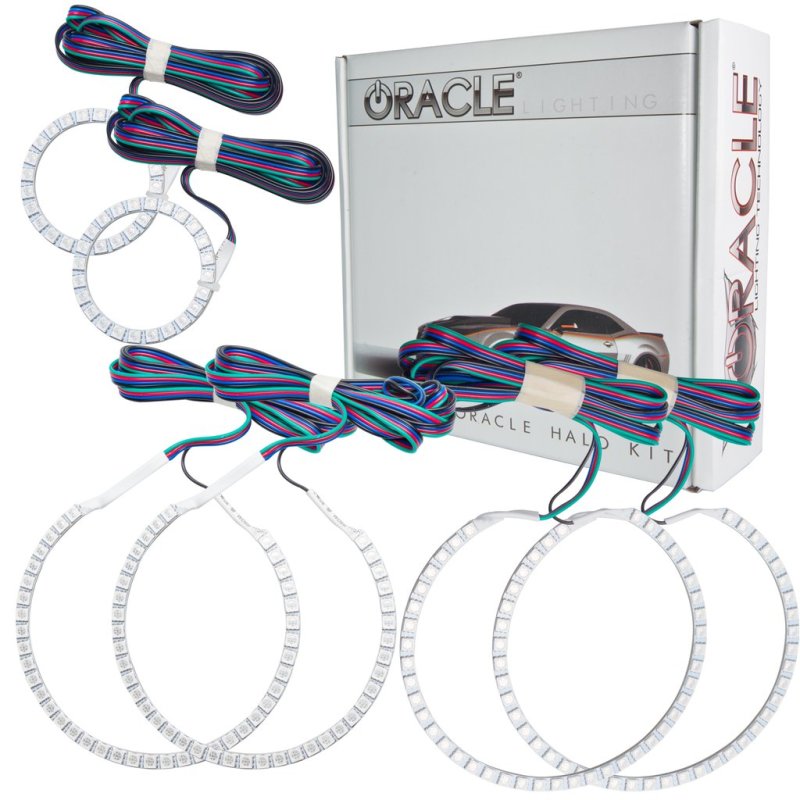 Oracle Dodge Charger 05-10 Triple Ring Halo Kit - ColorSHIFT w/ BC1 Controller thumbnail 6