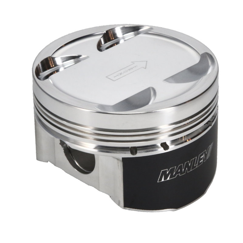 Manley 03-06 Mitsubishi Evo 8/9 4G63T 87mm +2.0mm Bore 8.5/9.0:1 Dish Pistons w/ Rings thumbnail 7