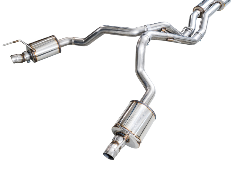 AWE Tuning 2021+ Cadillac Escalade 6.2L ESV 0FG Dual Exit Exhaust System (Reuses OE Tips) thumbnail 9