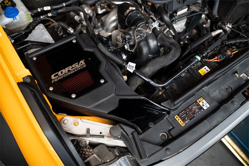 Corsa 2021-2025 Ford Bronco 2.3L Closed Box Air Intake With DryTech 3D Dry Filter thumbnail 4