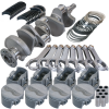 Eagle Chrysler RB 4.150in Crank 6.760in H-Beam -8cc Flat Top 4.350in Pistons Rotating Assembly thumbnail 5