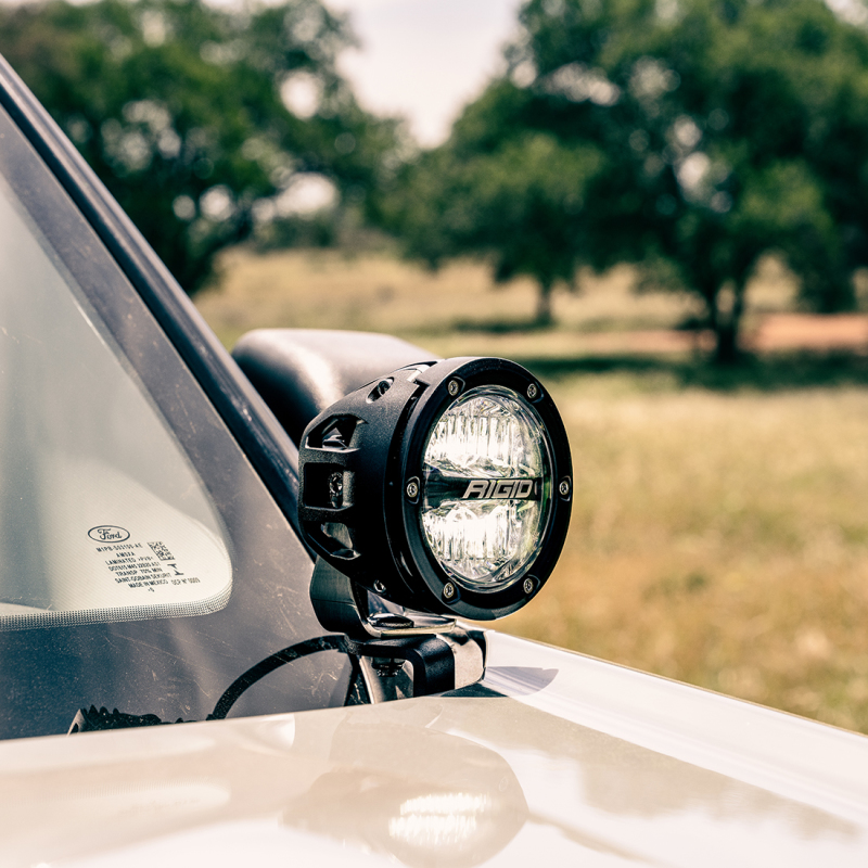 Rigid Industries 2021 Ford Bronco A-Pillar Light Mount Kit (Incl. 4In 360-Series Drive) thumbnail 3