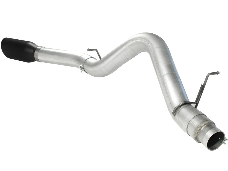 aFe Atlas Exhaust 5in DPF-Back Al Steel 11-13 GM Diesel Trucks V8-6.6L (td) LML (Blk Tip) thumbnail 7
