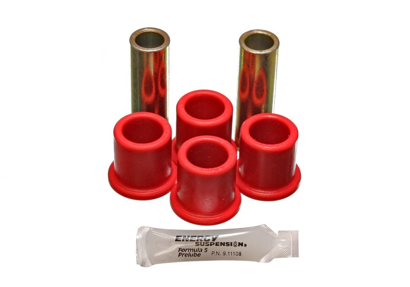 Energy Suspension 82-96 Ford F100/F150 2WD Red Rear Frame Shackle Bushing Set thumbnail 4