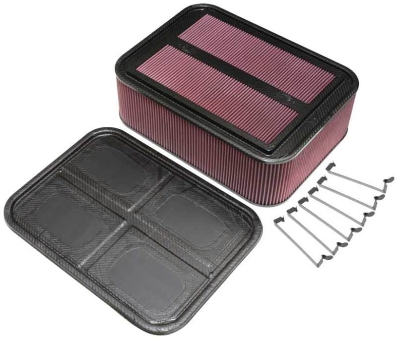 K&N Custom Racing Assembly Carbon Fiber Air Box - Large thumbnail 5