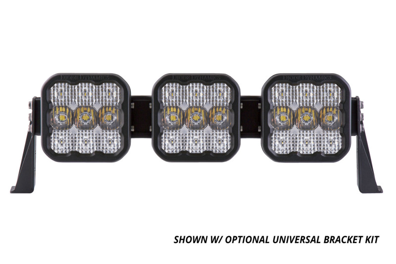 Diode Dynamics SS5 Sport Universal CrossLink 3-Pod Lightbar - White Driving thumbnail 8