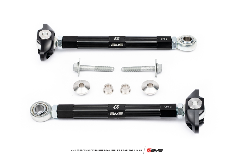 AMS Performance Audi R8 (RWD & AWD) / Lamborghini Huracan (RWD Only) Billet Rear Toe Links thumbnail 7