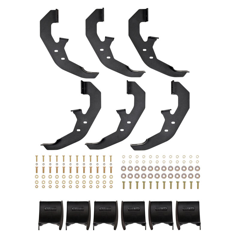 Westin 19-25 Chevy/GMC Silverado/Sierra 1500/2500/3500 Double Cab AT6 Running Boards Black thumbnail 6