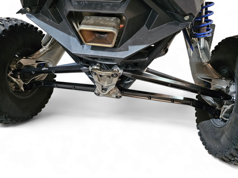 Elektric Offroad 2022+ Polaris Rzr Pro R Turbo R Billet High Clearance Radius Rods Anodized Blk