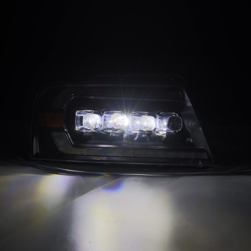 AlphaRex 04-08 Ford F-150 (No 2004 Heritage) NOVA-Series LED Proj HL Alpha-Blk w/Actv Lgt / Seq. Sig thumbnail 7