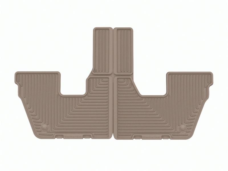 WT Rubber Mats - Rear - Tan