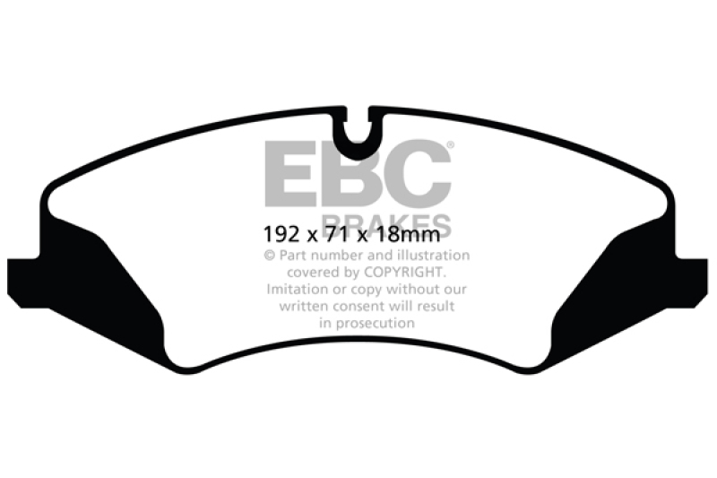 EBC S15 Brake Pad and Rotor Kit (1x ebcED92123, 1x ebcUSR1448) thumbnail 8