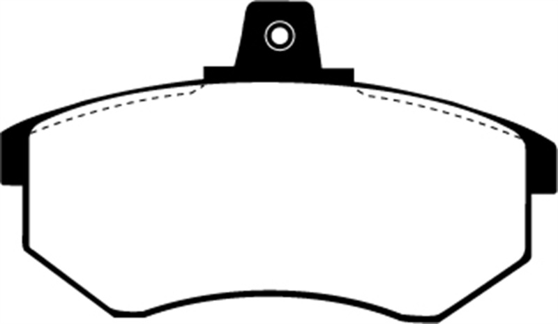 EBC 84-87 Audi 4000 1.8 Ultimax2 Front Brake Pads thumbnail 6