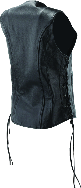 Kuryakyn Leather By River Road Sapphire Leather Vest Black Womens - Small thumbnail 5