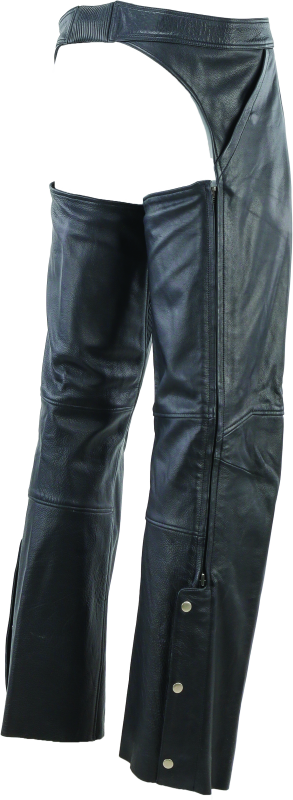 Kuryakyn Leather By River Road Plains Leather Chaps Black - Large thumbnail 9