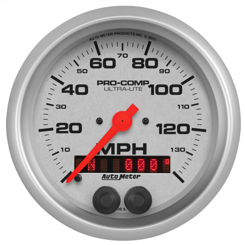 Autometer Ultra-Lite 3-3/8in 140MPH GPS Speedometer