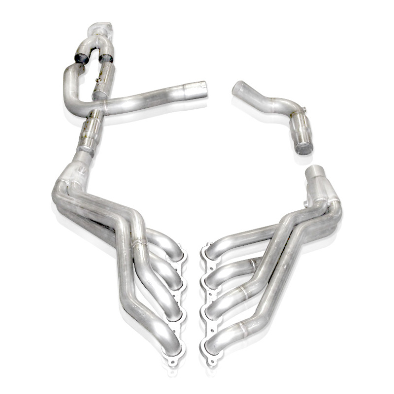 Stainless Works 2007-14 Chevy Tahoe and Yukon LT 1-3/4in Primaries 2-1/2in Y-Pipe High-Flow Cats thumbnail 3