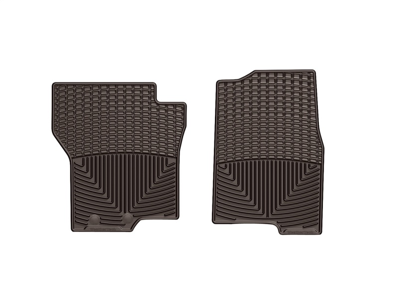 WT Rubber Mats - Front - Cocoa