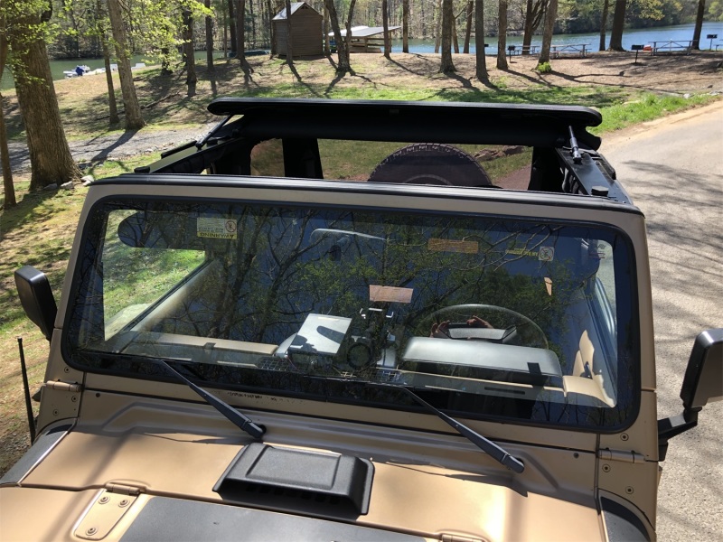 Rampage 18-21 Jeep Wrangler (JL) Unlimited Frameless TrailView Fastback Soft Top Kit - Black Diamond thumbnail 8