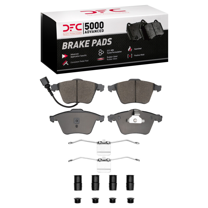 DFC 5000 Advanced Pads - Low-Metallic and Hardware Kit