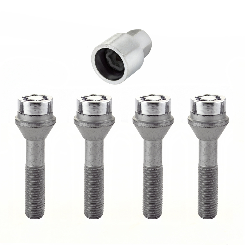 Cone Seat Style Wheel Lock Bolts-Chrome