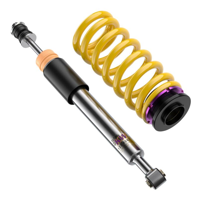 KW Variant 2 Coilover Kits 15227009 Kits, 2, 0.9 - 2.0 in. Lowered Front and Rear, Natural/Yellow Shocks, Yellow Powdercoated Springs, Chrysler, Kit thumbnail 8
