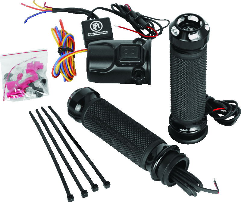Performance Machine FLTRX TBW Heated Grips Apex - Contrast Cut