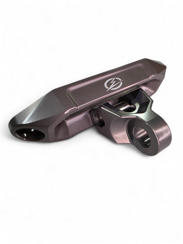 Elektric Offroad Winch Hawse Fairlead And Hook Combo Anodized Gun Metal