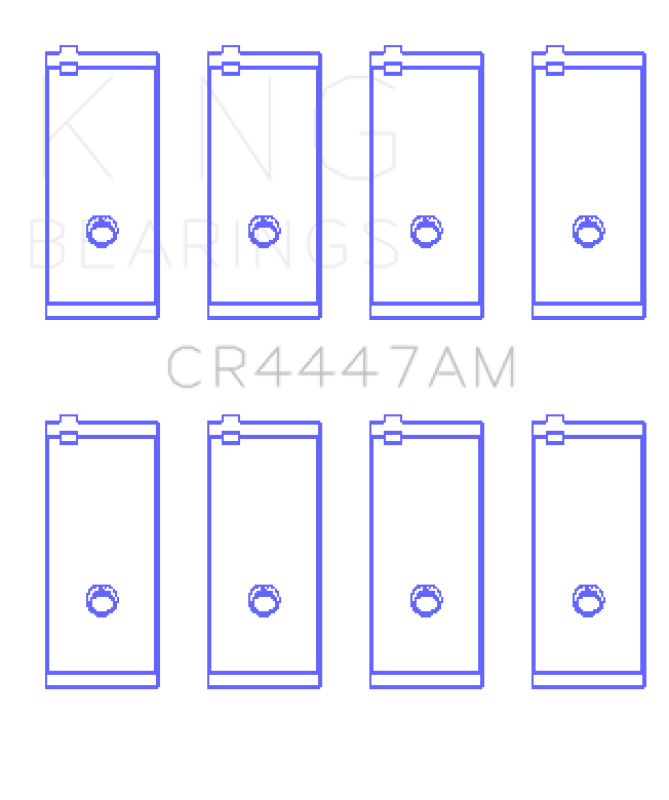 King Engine Bearings Toyota Corolla 1600 (Size STD) Connecting Rod Bearing Set thumbnail 3