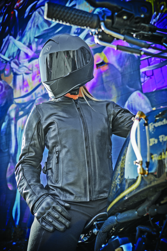 Speed and Strength Throttle Body Leather Jacket Black Womens - XS thumbnail 8