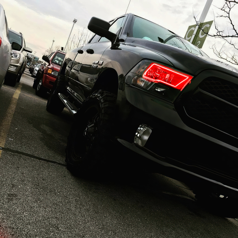 Oracle Dodge Ram Sport 09-18 LED Headlight Halo Kit - ColorSHIFT w/ BC1 Controller