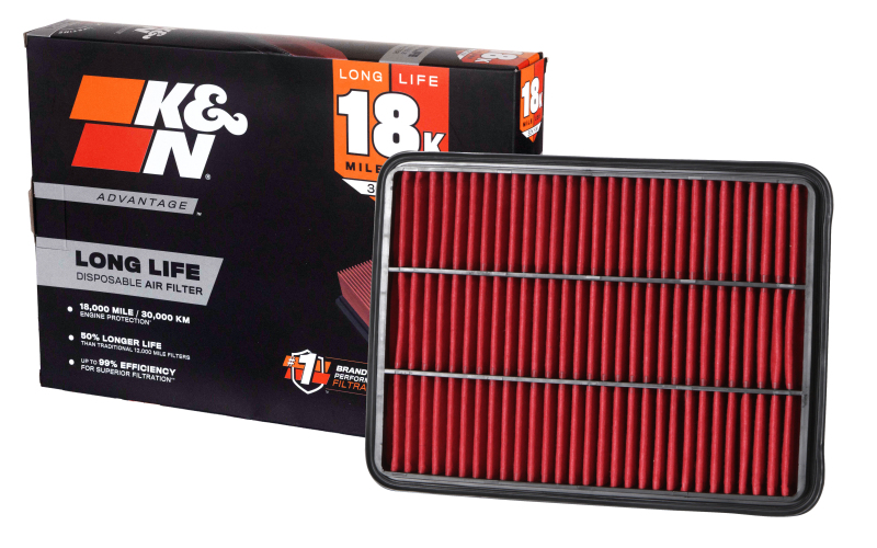 K&N 04-09 LEXUS GX470 4.7L / 02-08 Toyota 4Runner Advantage Air Filter thumbnail 3