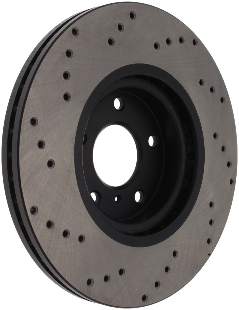 StopTech 08-09 Infiniti EX35 / 05-08 G35 / 09 G37 / 06-09 M35/M45 Drilled Left Front Rotor thumbnail 6