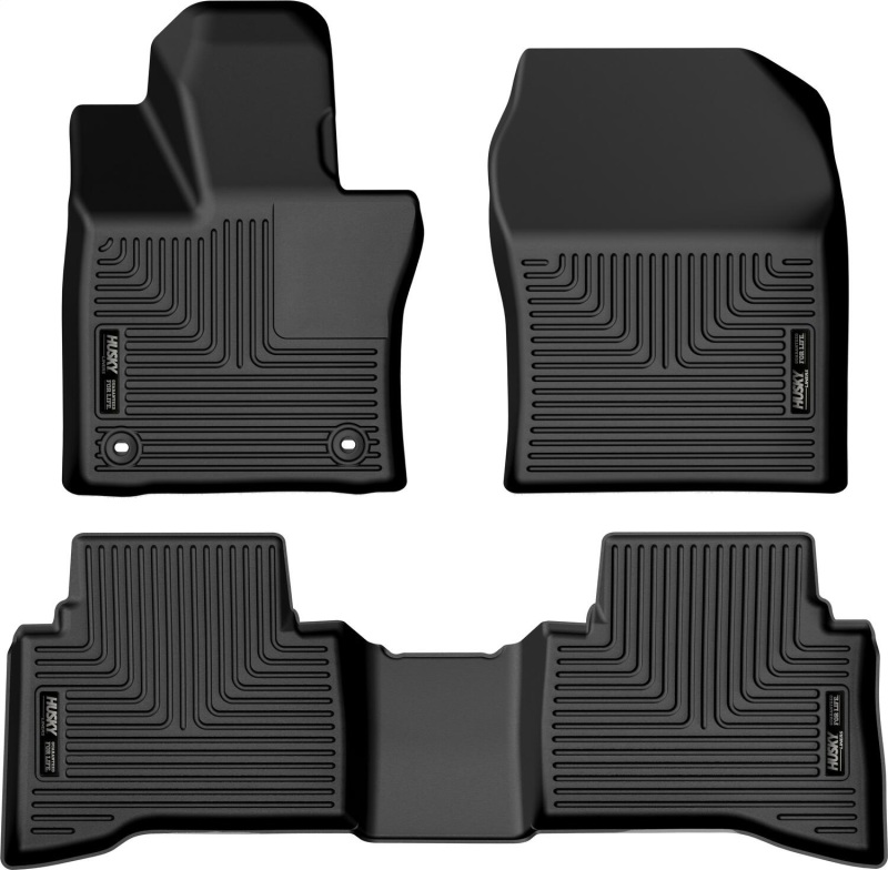 Husky Liners 2023 Toyota Prius Weatherbeater Black Front & 2nd Seat Floor Liners thumbnail 2